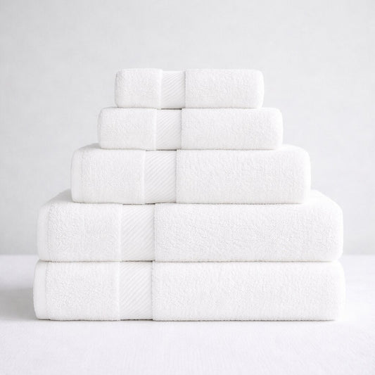 Hospitality towel fabric set, cotton bath linens for hotels and guest comfort