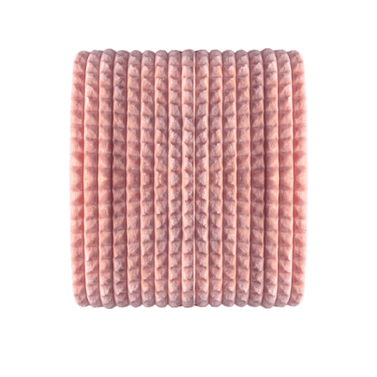 Velour Fleece Blanket & Throw - Coral 