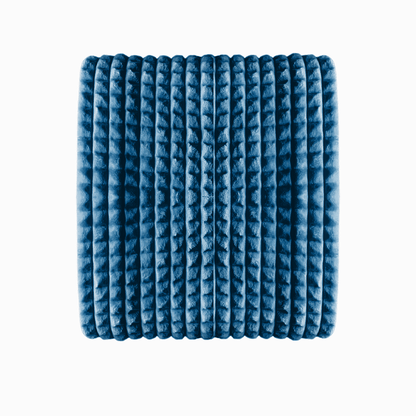 Velour Fleece Blanket & Throw - Navy Blue