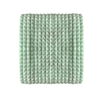 The turquoise velour fleece blanket and throw is a lavish and comfortable addition to enhance the ambiance of your home.