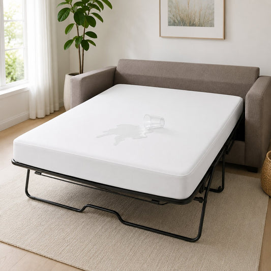 Waterproof Sofa Bed Mattress Top Encasement (Multiple Sizes) – Zippered Protection