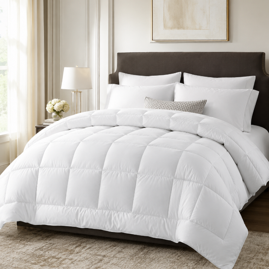 Premium Down-Feel Duvet, 250TC Cotton Cover