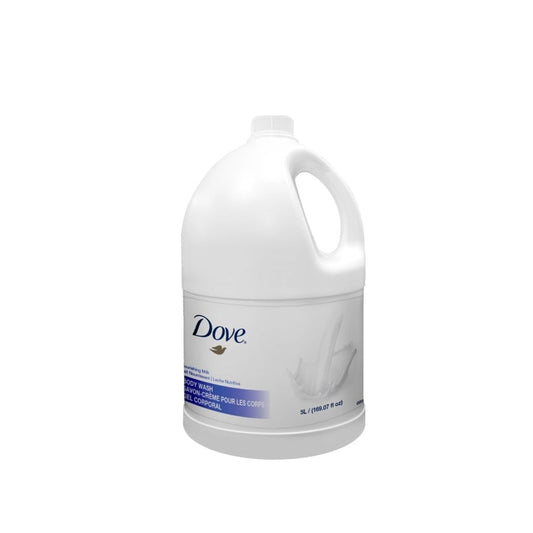 Pamper Your Guests: Dove Professional 5L Body Wash - Spa-like Nourishment for Silky Smooth Skin - Available at Canadian Hotel Supplies