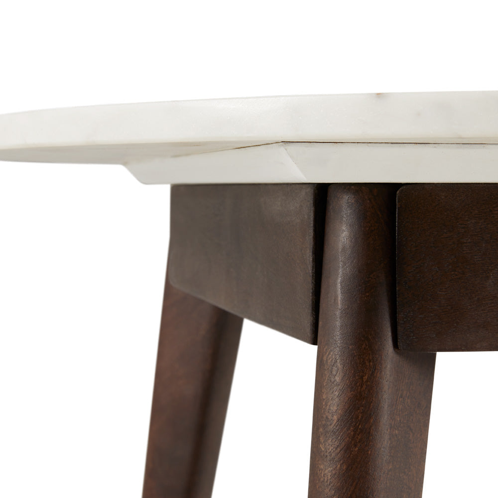 Erin Coffee Table with wooden legs