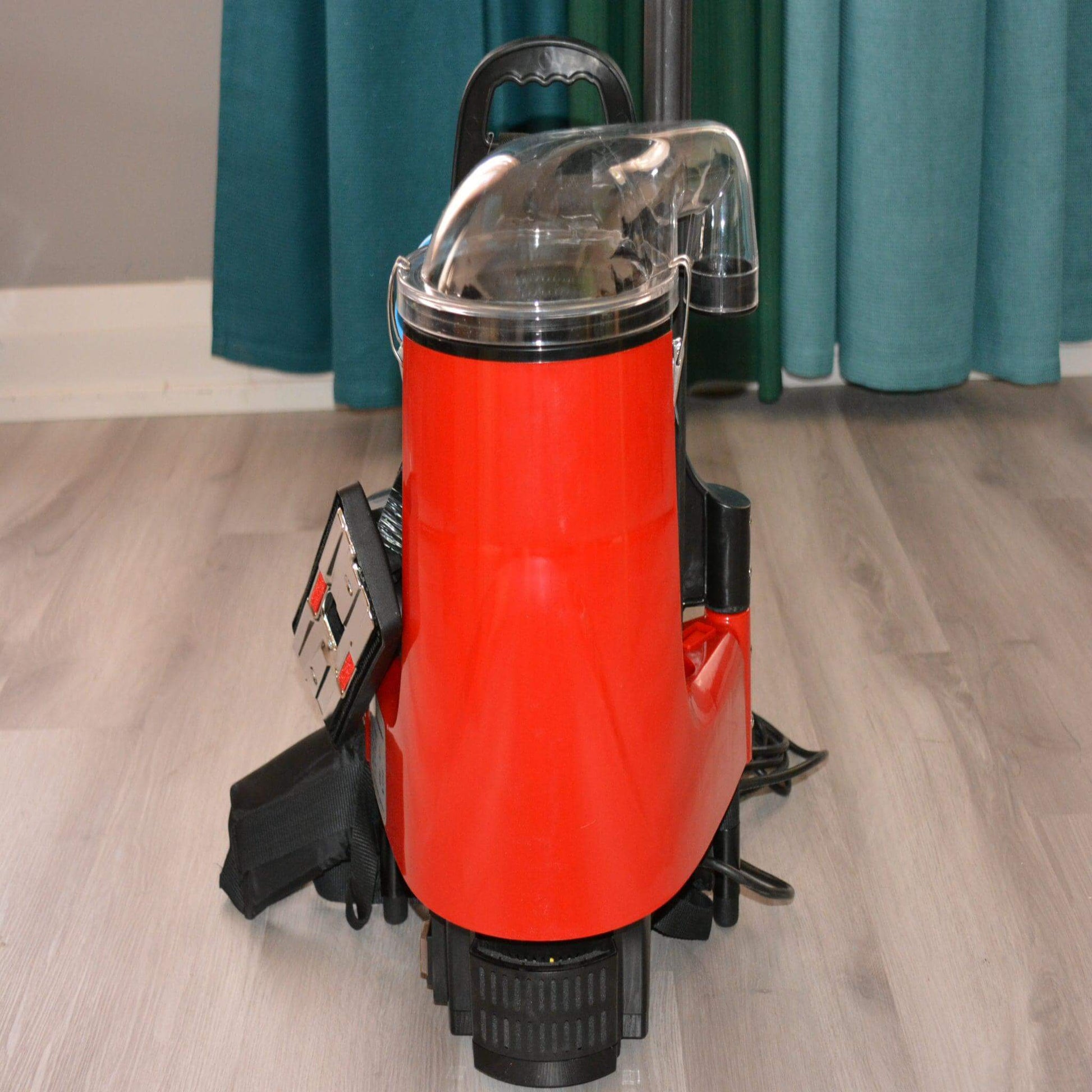 Backpack Vacuum-t includes specialized tools for cracks, corners, and upholstery- Order now!