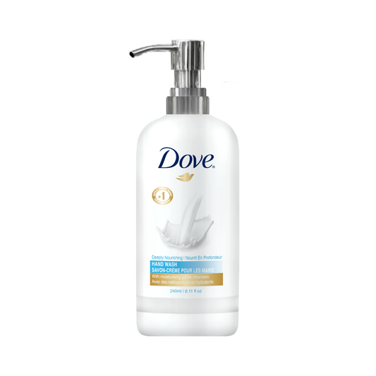 240 mL Dove Daily Moisture body wash, gentle cleansing available in bulk for resorts, inns, and hotels