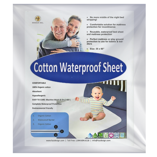 100% Cotton Waterproof Sheet Bed Protector