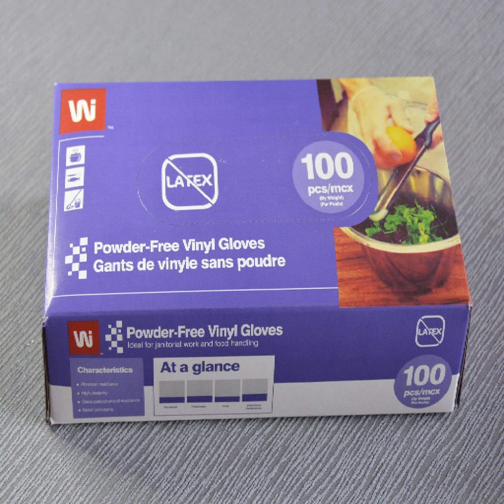 Disposable Vinyl Gloves - Powder & Latex Free - Available at Canadian Hotel Supplies