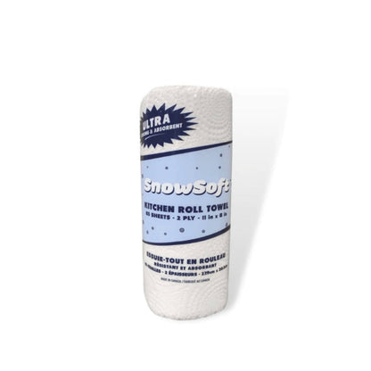 Snowsoft Kitchen Paper Towel Rolls - 85 sheets (24 rolls/case) Available at Canadian Hotel Supplies. Order now!