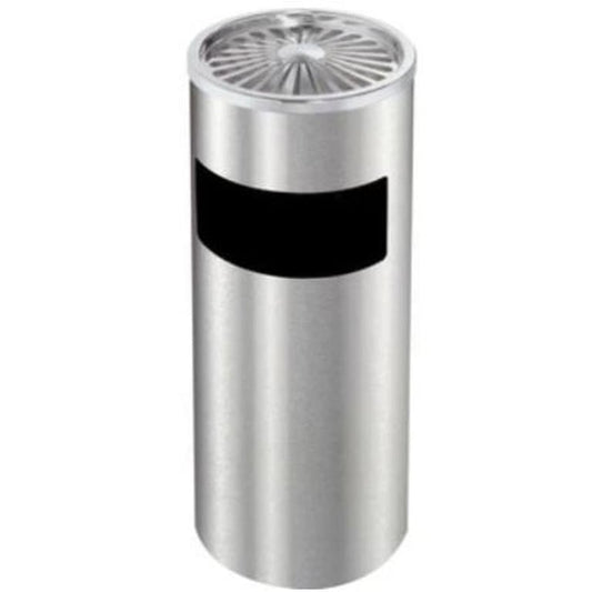 Heavy duty stainless Steel Garbage bin with ashtray for hotels and resorts 