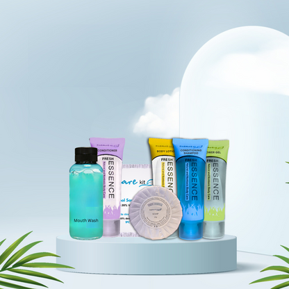 The BASIC + PREMIUM - Personal Care Amenity Combo is a convenient bundle that includes essential personal care items to enhance your comfort and convenience.