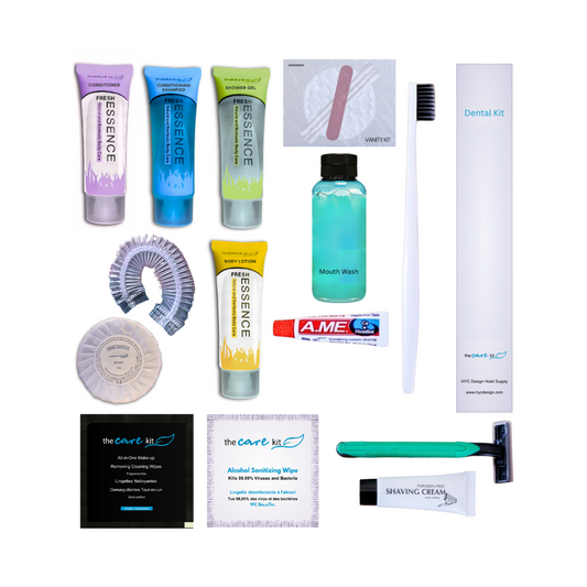 BASIC + ELITE - Personal Care Amenity Combo/Package (1200pcs/Per Case)