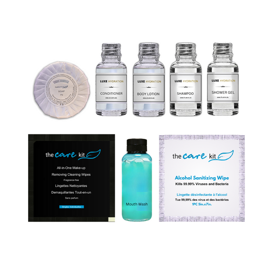 PREMIUM PRO - Luxe Hydration Personal Care Amenity Combo/Package (800pcs/Per Case)
