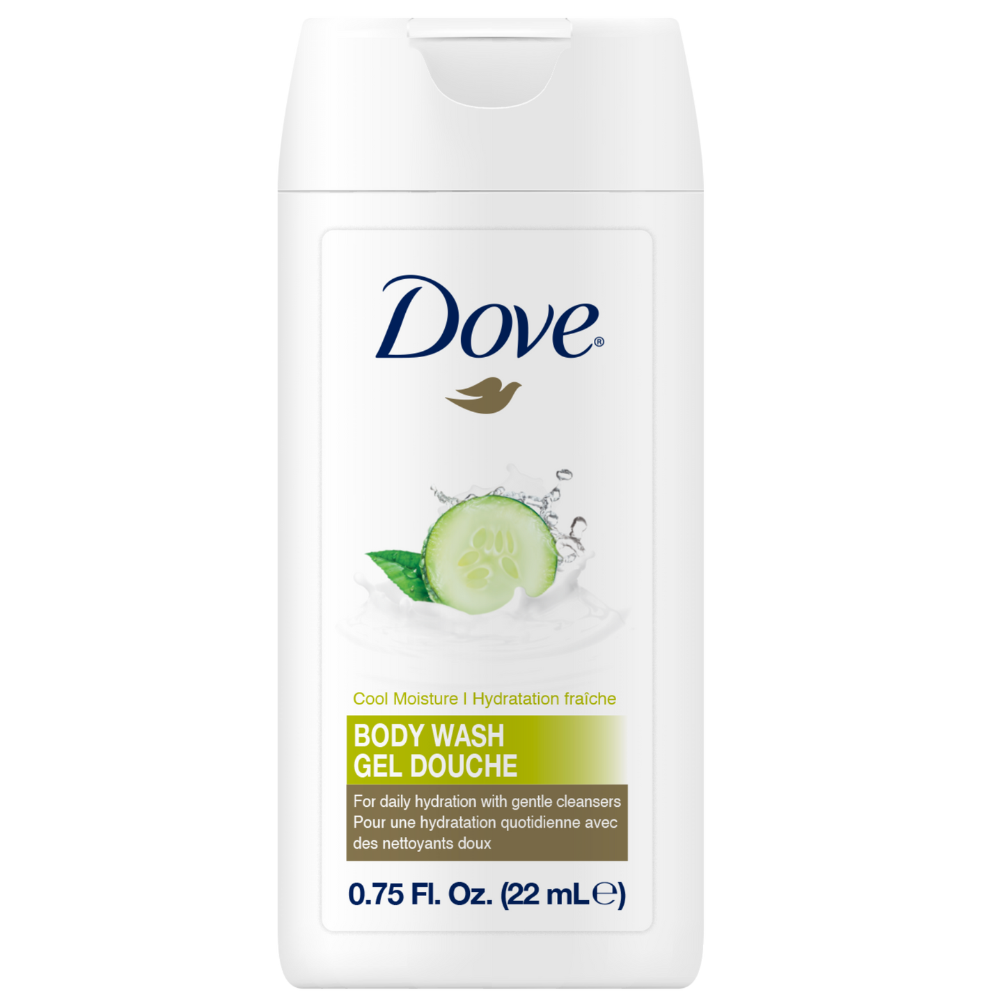 Dove Pro Cucumber Cool Mini Body Wash at Canadian Hotel Supplies