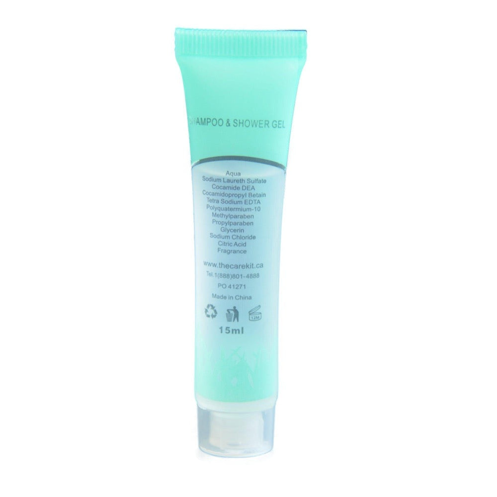 Fresh-Essence Tube Pack: Dermatologically Tested - The Care Kit Fresh-Essence Shampoo & Shower Gel 15ml Tube by CHS