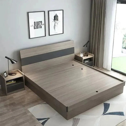 Modern Wooden Guestroom Bed Set 