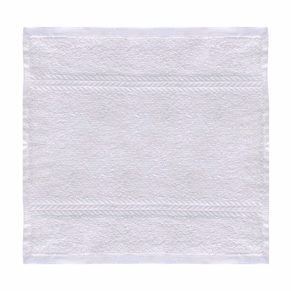 Wholesale white cotton towels for boutique hotels Herringbone Weave Washcloth