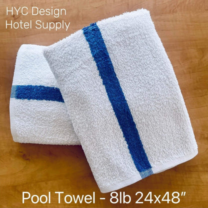 Dive into Luxury: Elevate Your Pool Experience - Basic Pool Towel (24x48") by CHS