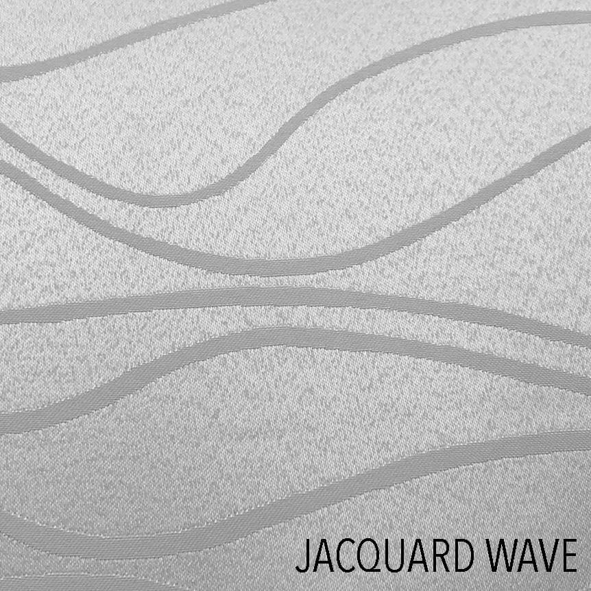 "Easy-Care Decor: Lightweight Jacquard Wave Design – Grab Yours Before Stock Runs Out!