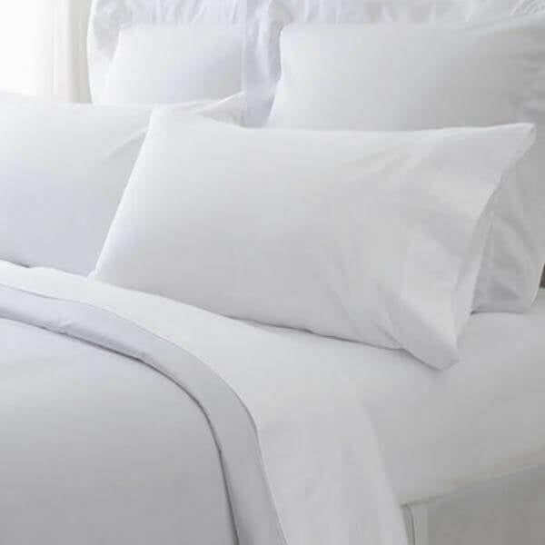 Deluxe Collection Pillowcases: 300 Thread Count, Cotton-Poly Blend, Breathable, Satin Stripe Options - Enhance Your Sleep Experience