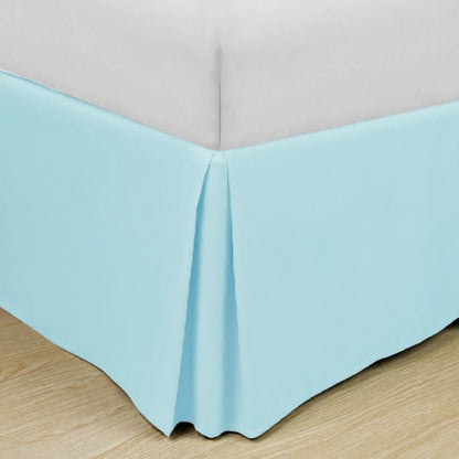 Soft Classic Microfiber Solid Bed Skirt Aqua