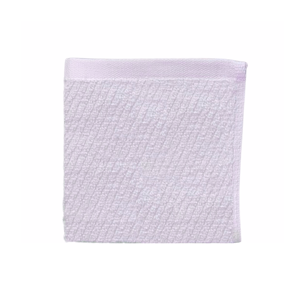 Premium Diagonal Ribbed Slip Stitch - Washcloth - (13x13" 416gsm)- texture