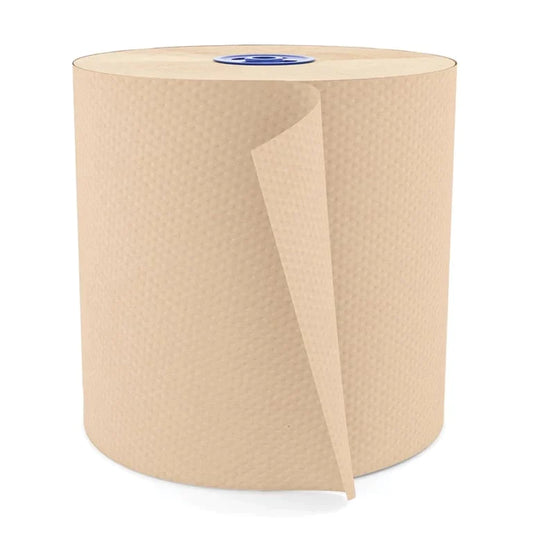 Efficient Hand Drying: Cascades Pro Kraft Tandem Hand Towel Rolls - Durable and Absorbent -  7.5" x 1050'  - Available now at Canadian Hotel Supplies