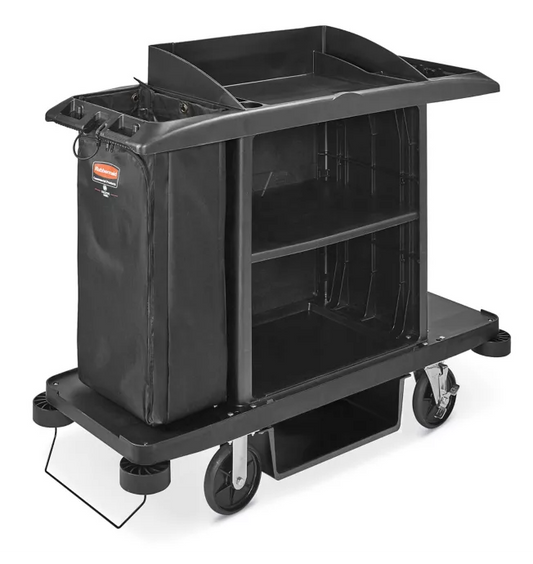 Large Housekeeping Trolleys for efficient hospitality cleaning- Available at  Canadian Hotel Supplies- Order now!