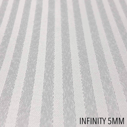 Luxurious Decor: High-quality Infinity Striped Top Sheet, fade-resistant and machine washable for easy care.