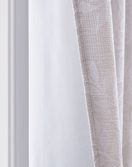 Durable grommet-top curtain panel ideal for hospitality use, designed for quick hanging in inns, resorts, or short-term rentals