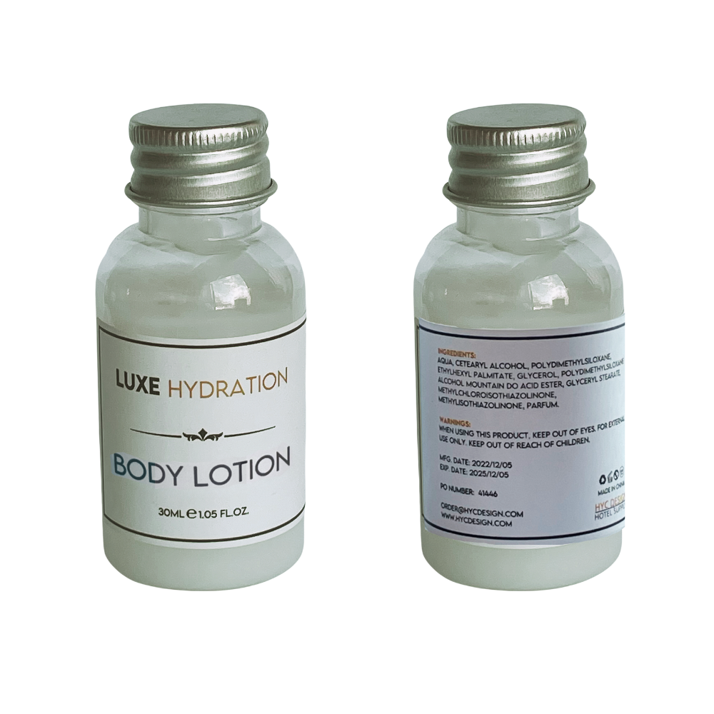 Experience the luxury of nourished skin with Luxe Hydration Lotion, enriched with organic oils and vitamins for intense hydration - by CHS
