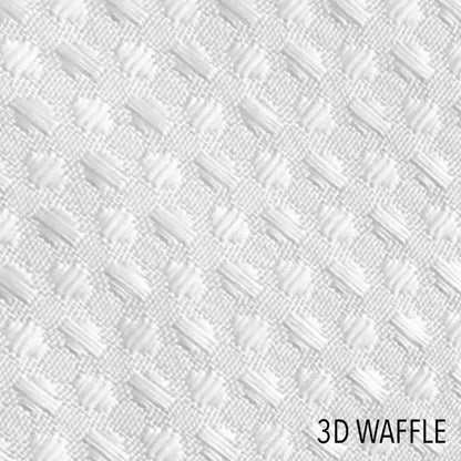 "Stylish and Comfortable Waffle Weave Decorative Top Sheet for a Cozy Night's Sleep"